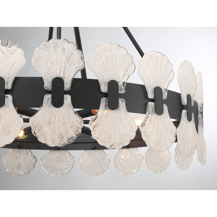 Savoy House - 1-3605-6-89 - Six Light Chandelier - Bancroft - Matte Black