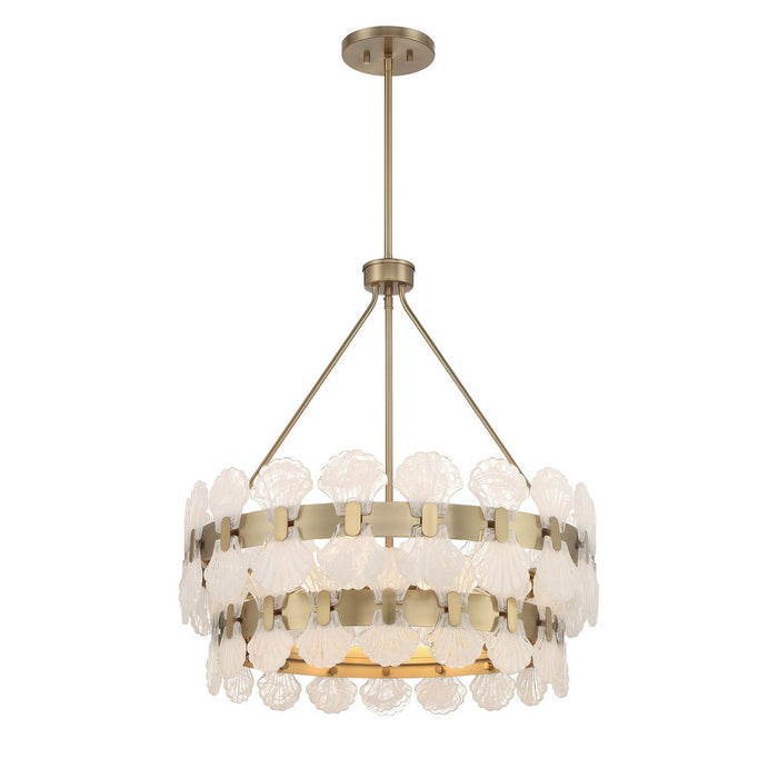 Savoy House - 1-3606-5-127 - Five Light Chandelier - Bancroft - Noble Brass