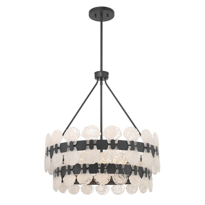 Savoy House - 1-3606-5-89 - Five Light Chandelier - Bancroft - Matte Black