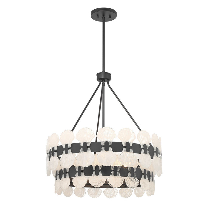 Savoy House - 1-3606-5-89 - Five Light Chandelier - Bancroft - Matte Black