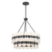 Savoy House - 1-3606-5-89 - Five Light Chandelier - Bancroft - Matte Black