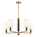 Savoy House - 1-4606-5-322 - Five Light Chandelier - Conrad - Warm Brass