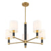 Savoy House - 1-4606-5-322 - Five Light Chandelier - Conrad - Warm Brass