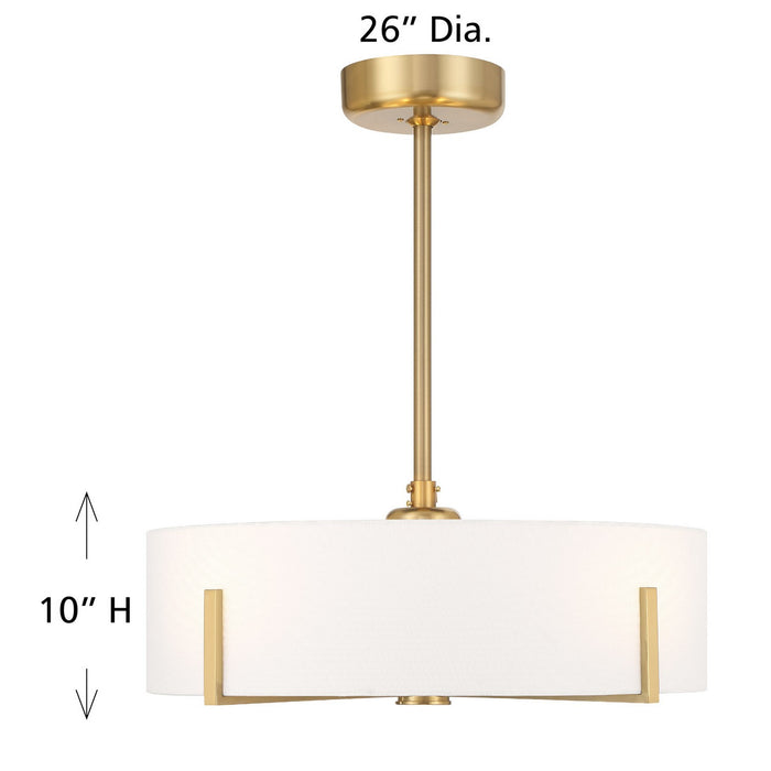 Savoy House - 26-FD-775-322 - LED Fan D'Lier - Mansell - Warm Brass