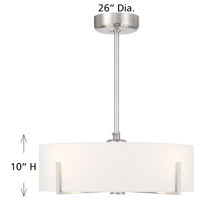 Savoy House - 26-FD-775-SN - LED Fan D'Lier - Mansell - Satin Nickel