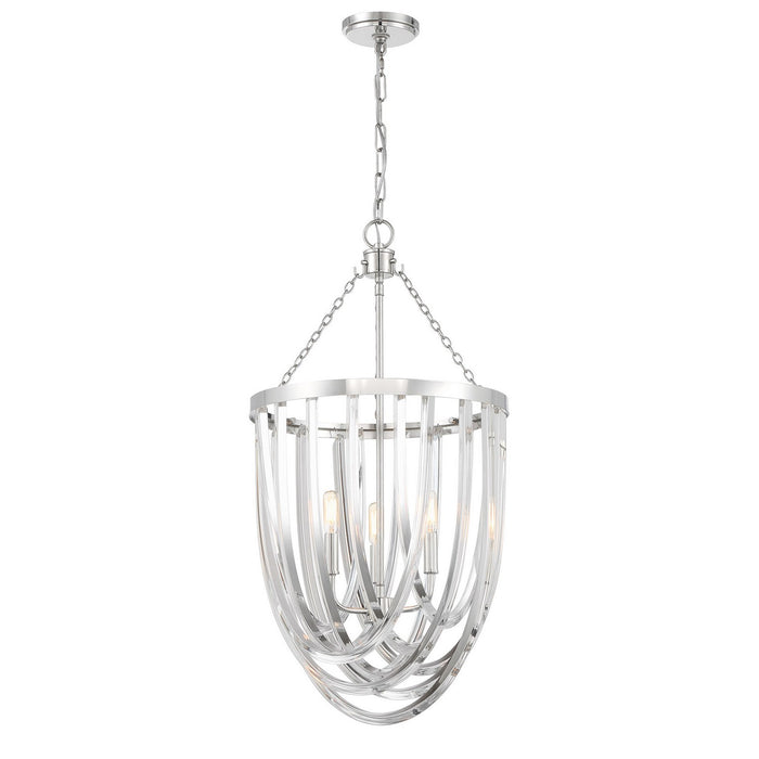 Savoy House - 3-2999-3-109 - Three Light Pendant - Jennings - Polished Nickel