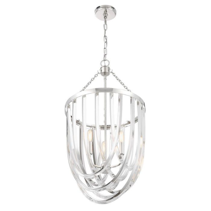 Savoy House - 3-2999-3-109 - Three Light Pendant - Jennings - Polished Nickel