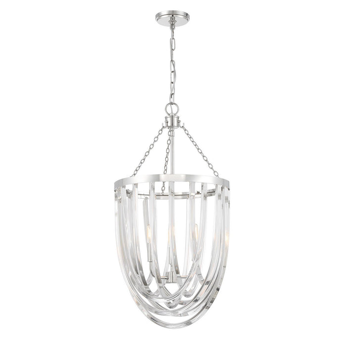 Savoy House - 3-2999-3-109 - Three Light Pendant - Jennings - Polished Nickel