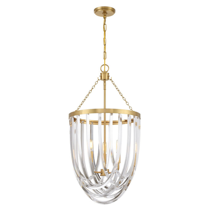 Savoy House - 3-2999-3-322 - Three Light Pendant - Jennings - Warm Brass