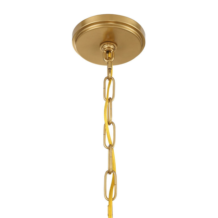 Savoy House - 3-2999-3-322 - Three Light Pendant - Jennings - Warm Brass