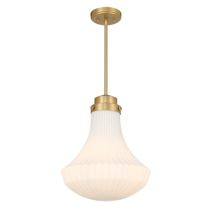 Savoy House - 7-0108-1-322 - One Light Pendant - Bartlet - Warm Brass