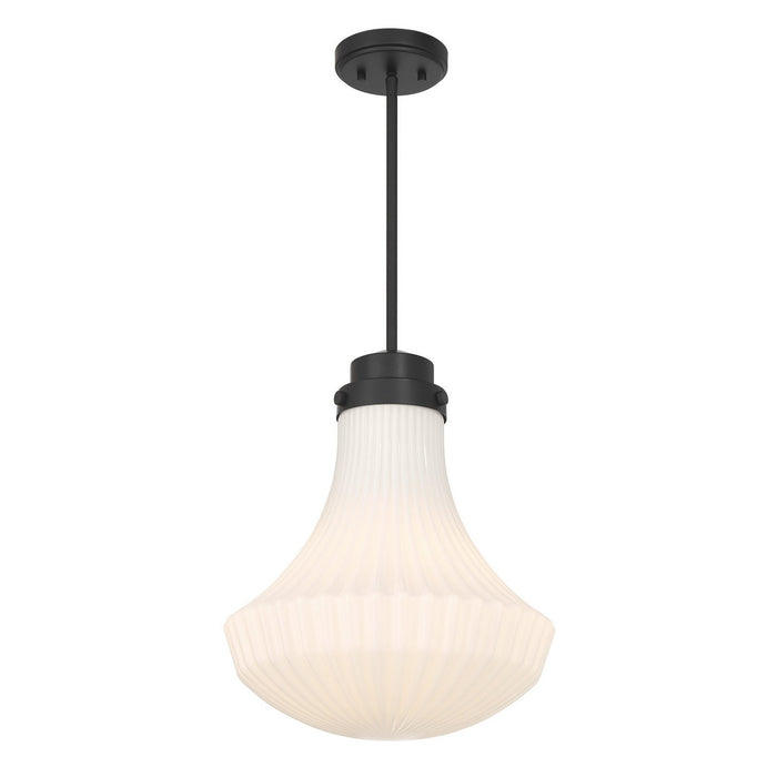Savoy House - 7-0108-1-89 - One Light Pendant - Bartlet - Matte Black
