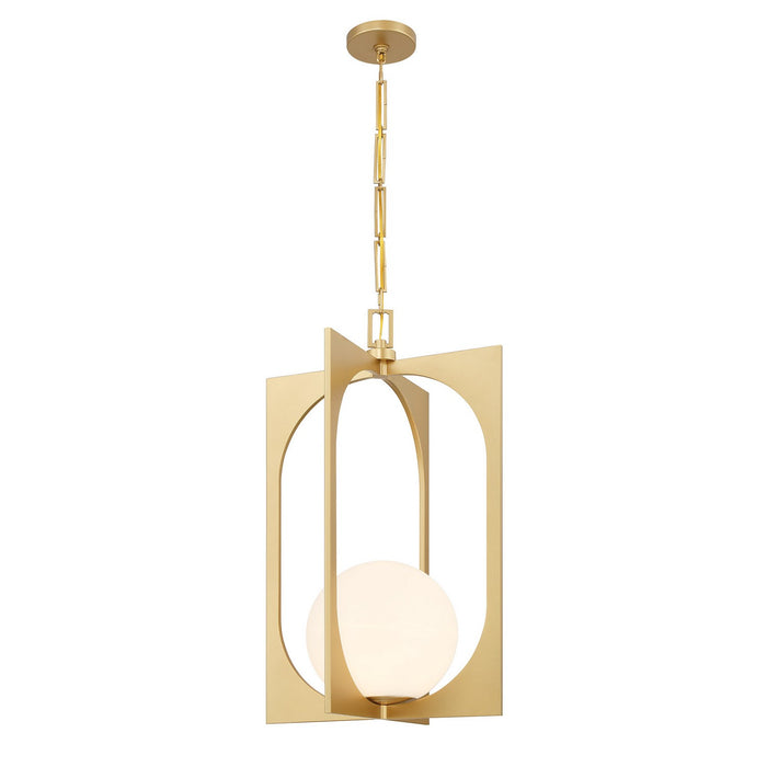 Savoy House - 7-3999-1-328 - One Light Pendant - Harding - Spun Gold