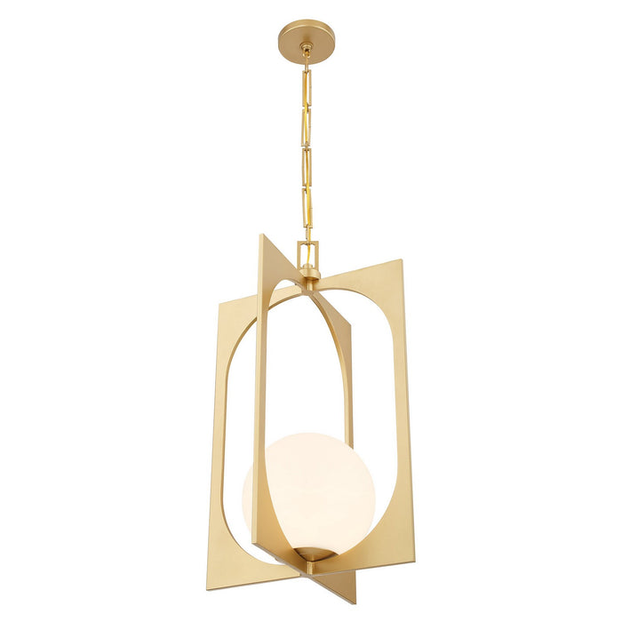 Savoy House - 7-3999-1-328 - One Light Pendant - Harding - Spun Gold