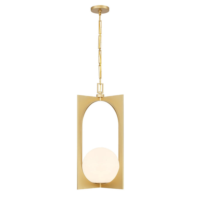Savoy House - 7-3999-1-328 - One Light Pendant - Harding - Spun Gold