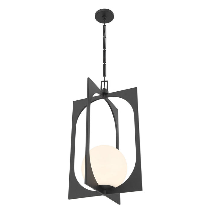 Savoy House - 7-3999-1-89 - One Light Pendant - Harding - Matte Black