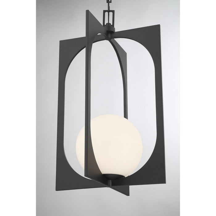 Savoy House - 7-3999-1-89 - One Light Pendant - Harding - Matte Black
