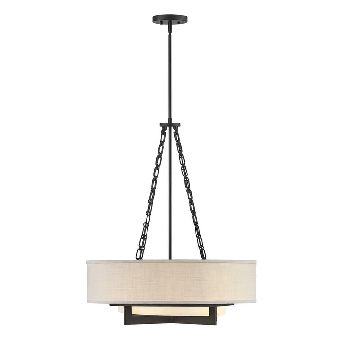 Savoy House - 7-4999-4-89 - Four Light Pendant - Brentwood - Matte Black