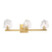 Savoy House - 8-1239-3-322 - LED Bathroom Vanity - Castello - Warm Brass