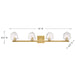 Savoy House - 8-1239-4-322 - LED Bathroom Vanity - Castello - Warm Brass