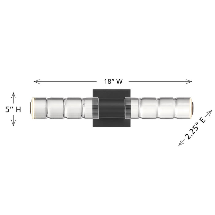 Savoy House - 8-3204-18-335 - LED Bathroom Vanity - Beale - Black Lustre