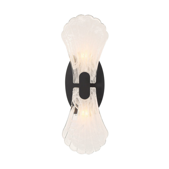 Savoy House - 9-3607-2-89 - Two Light Wall Sconce - Bancroft - Matte Black