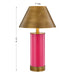 Savoy House - 11-CD04RC-FR - LED Table Lamp - Molly - Fuschia Rose