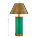 Savoy House - 11-CD04RC-JG - LED Table Lamp - Molly - Jolly Green