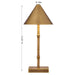 Savoy House - 11-CD05RC-BB - LED Table Lamp - Mae - Brass Bamboo