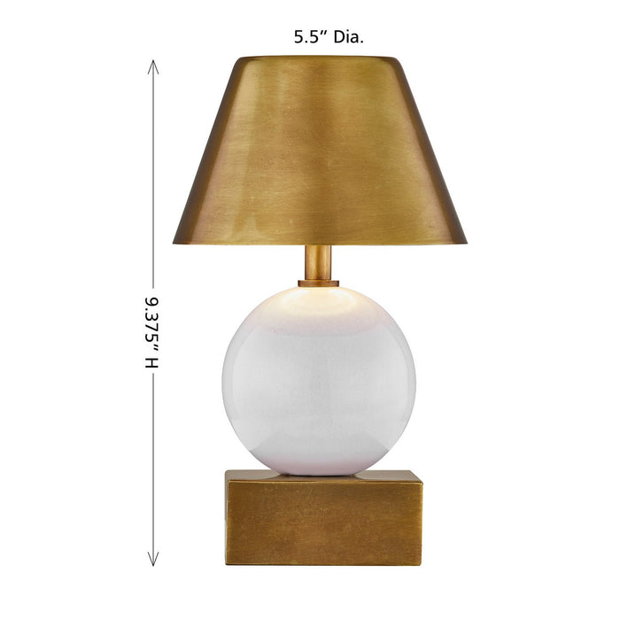 Savoy House - 11-CD06RC-CB - LED Table Lamp - Silas - Ceramic and Brass