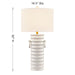 Savoy House - 11-CD09 - One Light Table Lamp - Cindy - White