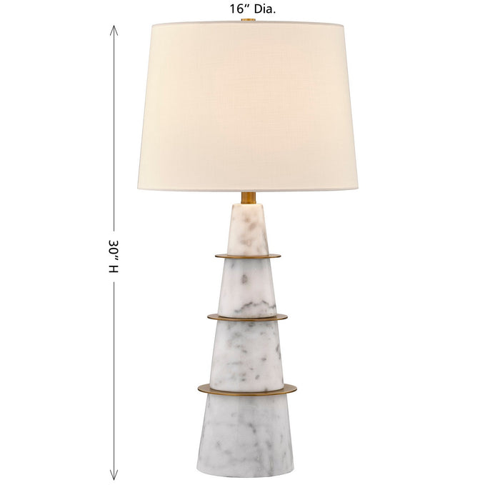 Savoy House - 11-CD13 - One Light Table Lamp - Duffield - White