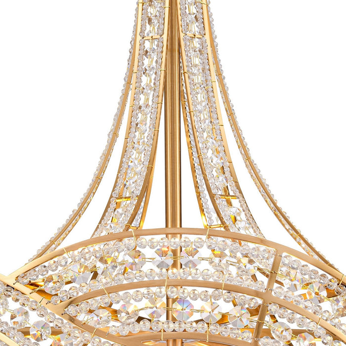 Arabela Lighting - 85231-6 - Six Light Chandelier - Anastasia - Lacquered Gold