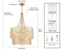 Arabela Lighting - 85232-12 - 12 Light Chandelier - Anastasia - Lacquered Gold