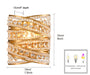 Arabela Lighting - 85238-1 - One Light Wall Sconce - Anastasia - Lacquered Gold
