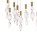 Arabela Lighting - 85216-14 - LED Linear Pendant - Aurora - Natural Brass