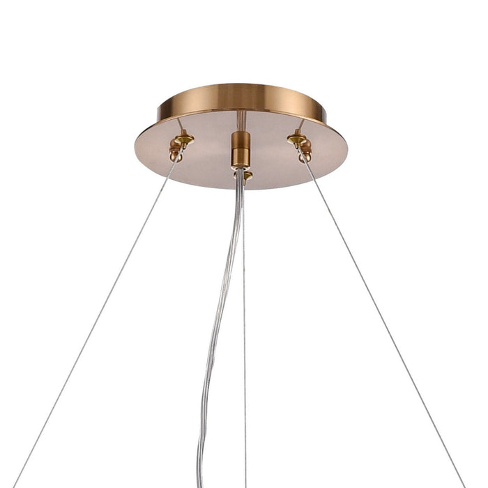 Arabela Lighting - 85171-12 - 12 Light Pendant - Boundaries - Lacquered Gold