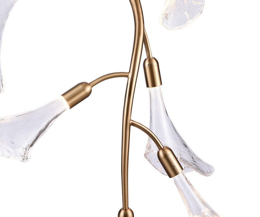 Arabela Lighting - 85192-8 - LED Chandelier - Calla - Natural Brass