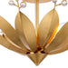 Arabela Lighting - 85134-5 - Five Light Semi Flushmount - Callista - Antique Gold Leaf