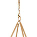Arabela Lighting - 85115-6 - Six Light Chandelier - Copa - Natural Brass