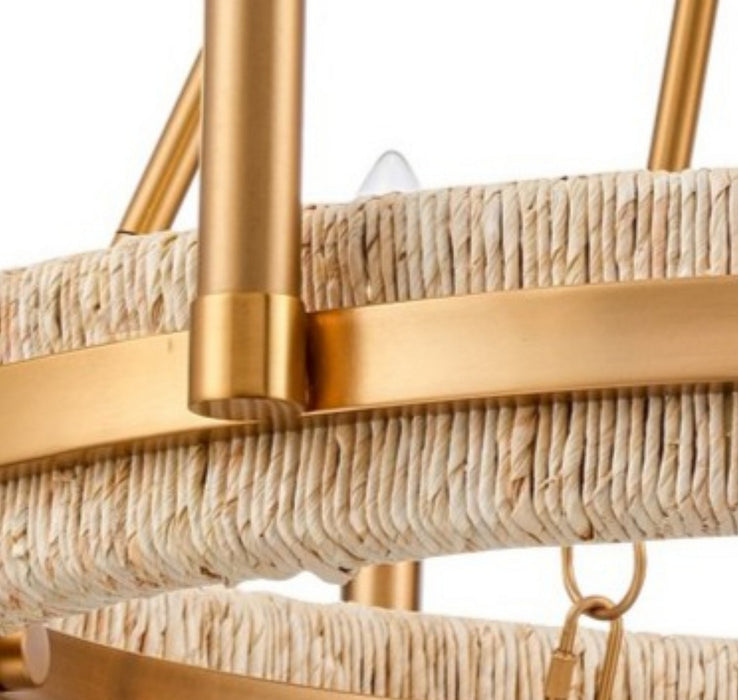 Arabela Lighting - 85115-6 - Six Light Chandelier - Copa - Natural Brass
