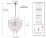 Arabela Lighting - 85162-13 - 13 Light Chandelier - Fire and Ice - Lacquered Gold