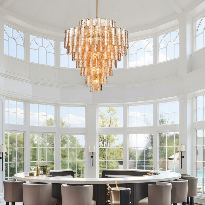 Arabela Lighting - 85263-21 - 21 Light Chandelier - Fire and Ice - Lacquered Gold
