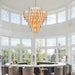 Arabela Lighting - 85263-21 - 21 Light Chandelier - Fire and Ice - Lacquered Gold