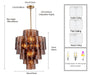Arabela Lighting - 85362-13 - 13 Light Chandelier - Fire and Ice - Lacquered Gold