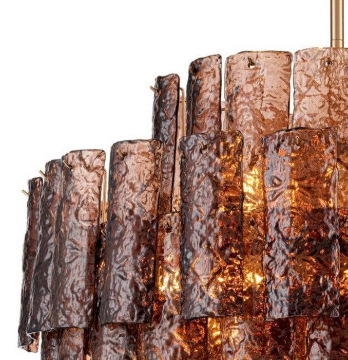 Arabela Lighting - 85363-21 - 21 Light Chandelier - Fire and Ice - Lacquered Gold