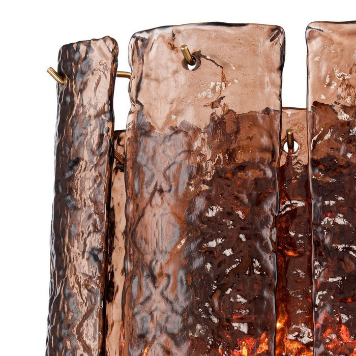 Arabela Lighting - 85364-2 - Two Light Wall Sconce - Fire and Ice - Lacquered Gold