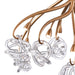 Arabela Lighting - 85182-9 - LED Chandelier - Freeform - Antique Gold Leaf