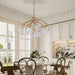 Arabela Lighting - 85182-9 - LED Chandelier - Freeform - Antique Gold Leaf