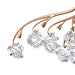 Arabela Lighting - 85183-11 - LED Chandelier - Freeform - Antique Gold Leaf